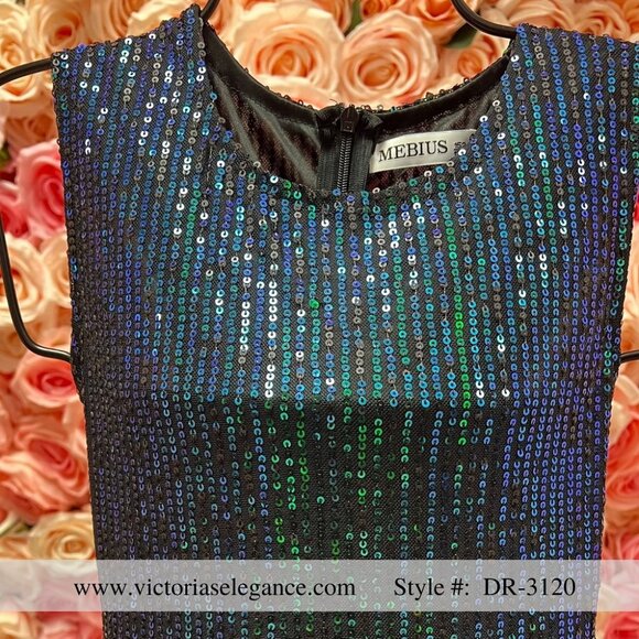 Little Girls Sequined Dress - Picture 2 of 4